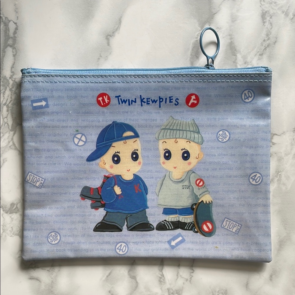 Vintage 2000s Kewpie zipper pouch - USED